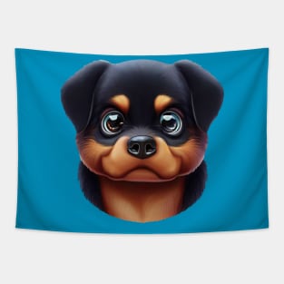 Majestic Rottweiler Art Tapestry