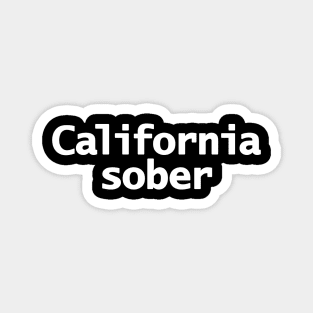 California Sober Magnet
