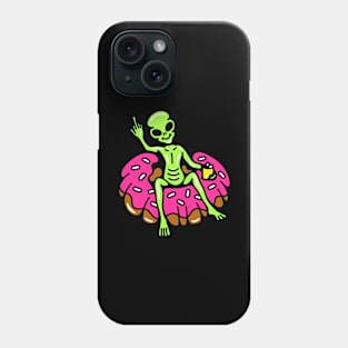 Alien donut Phone Case