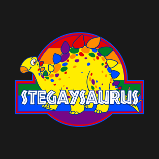 Stegaysaurus Pride Dinosaur T-Shirt