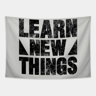 learn new things designs Tapestry