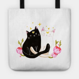 Two cute sailor cats Tote