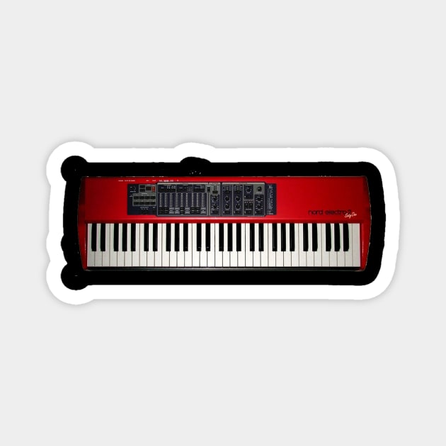 electric piano geek Magnet by richercollections