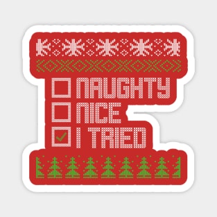 Naughty or Nice? Magnet