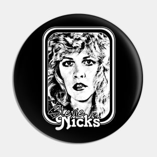 Stevie Nicks // Retro 80s Style Fan Design Pin