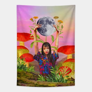 Mushroom Girl Tapestry