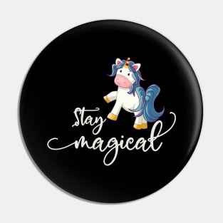 Christmas Unicorn: Stay Magical Pin