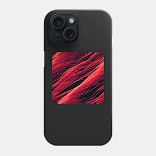 Red and Black pattern #3 Phone Case