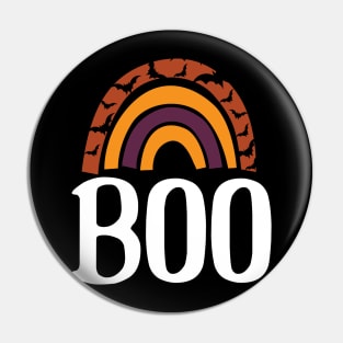 Boo Cute Halloween Funny Gift T-Shirt Pin