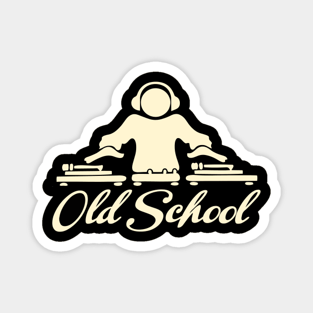 old school music Magnet by retroracing