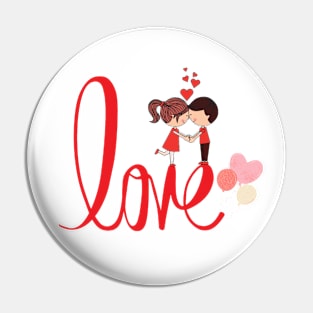 Cute Love Text Pin