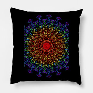 Flame Rainbow Pillow