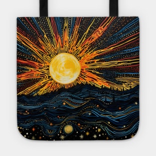 Cosmic Canvas: Whimsical Art Prints Featuring Abstract Landscapes, Galactic Wonders, and Nature-Inspired Delights for a Modern Space Adventure! Tote