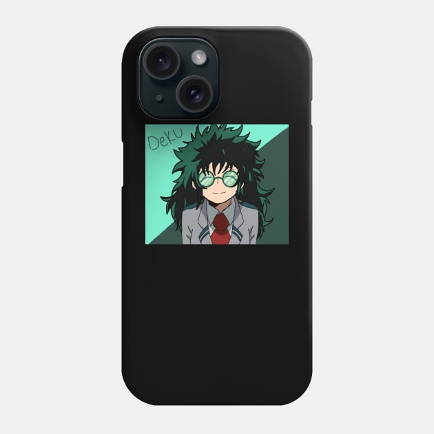 Deku genderbend Phone Case by ChaoticDuckyBoiDraws