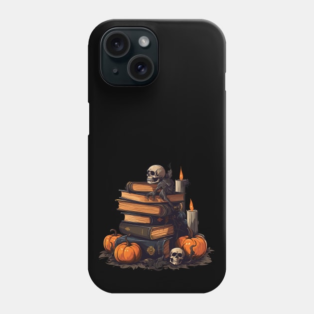 Halloween Gift For Book Lovers Phone Case by PaulJus