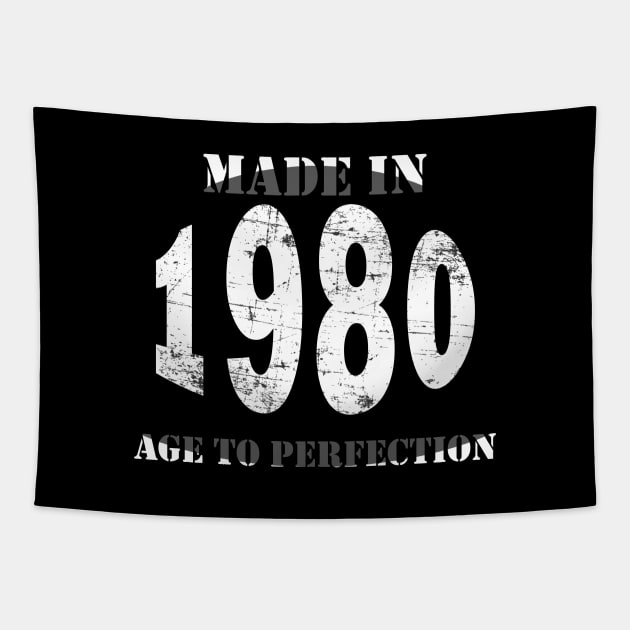 Made in 1980 Age to Perfection Tapestry by Seven Spirit