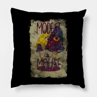 Modest Mouse w/ Halftone Pattern Pillow