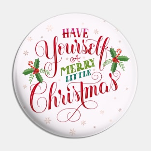 Merry Little Christmas Pin