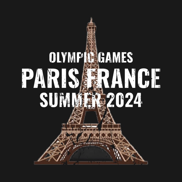 PARIS FRANCE OLYMPIC GAMES 2024 by Cult Classics