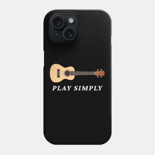 Play Simply Natural Ukulele Phone Case