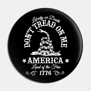 Don't Tread On Me - Front Design Pin