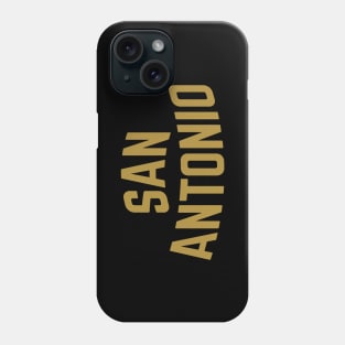 San Antonio City Typography Phone Case