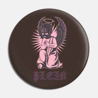 Placement Text Graphic & Text Character Angel Pin