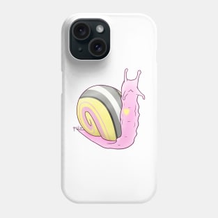 Queerplatonic Pride Snail Phone Case