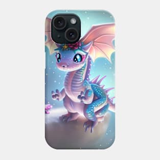 Cute Fantasy Baby Dragon Birthday Phone Case