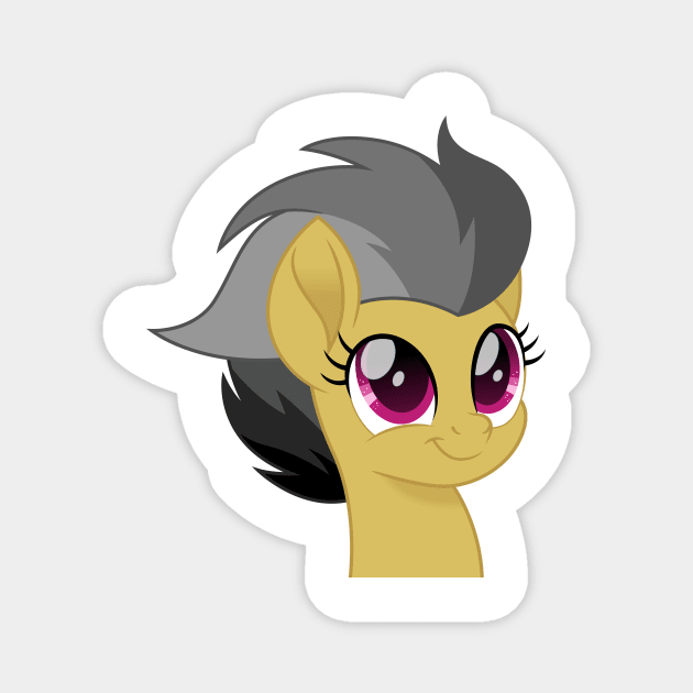 Daring Do portrait short mane (recolor) Magnet by CloudyGlow