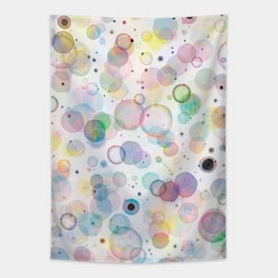 Pocket - Cosmic Bubbles Multicolored Tapestry