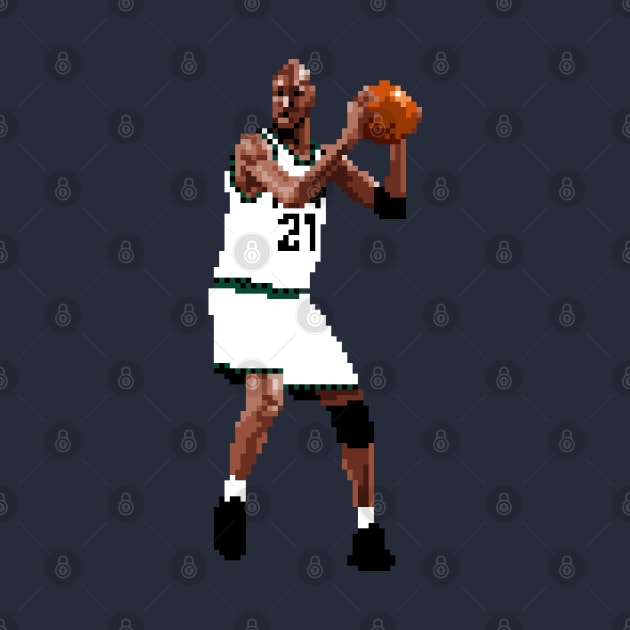 Kevin Garnett Pixel Posting by qiangdade