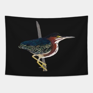 Green Heron Tapestry