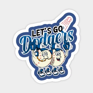 Let's Go Dodgers! Magnet