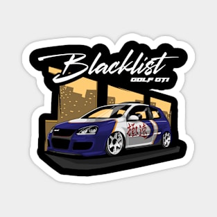 Black List 15 Game Drift Cars Magnet