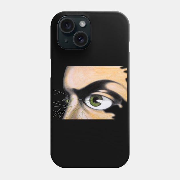 sewed eye Phone Case by federicocortese