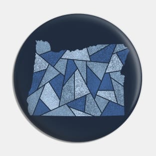 Oregon Mosaic - Mount Hood Pin