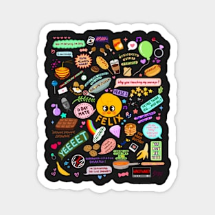 Felix doodle Magnet