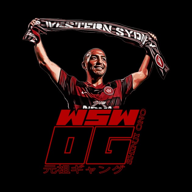 Western Sydney Wanderers - Shinji Ono - OG (Scarf) by OG Ballers