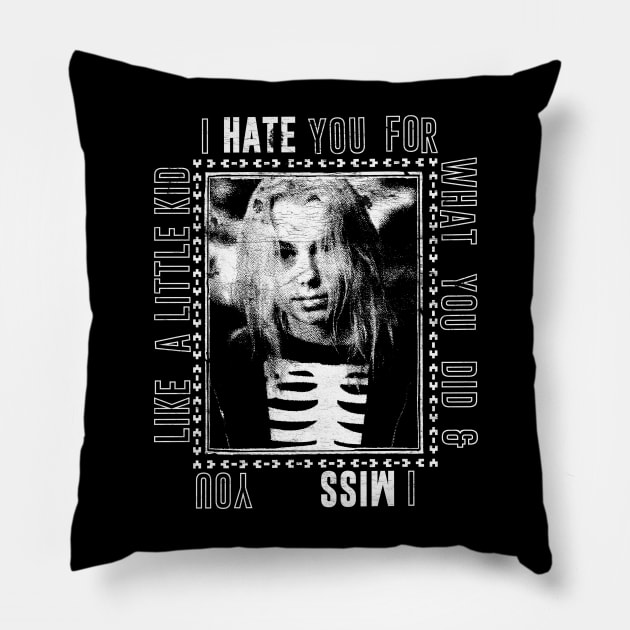 Phoebe Bridgers Vintage Style Original Fan Artwork Pillow by DankFutura