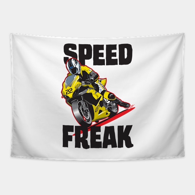 Speed Freak Tapestry by hoopaman