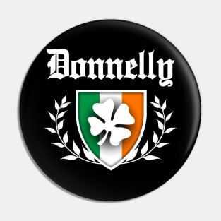 Donnelly Shamrock Crest Pin