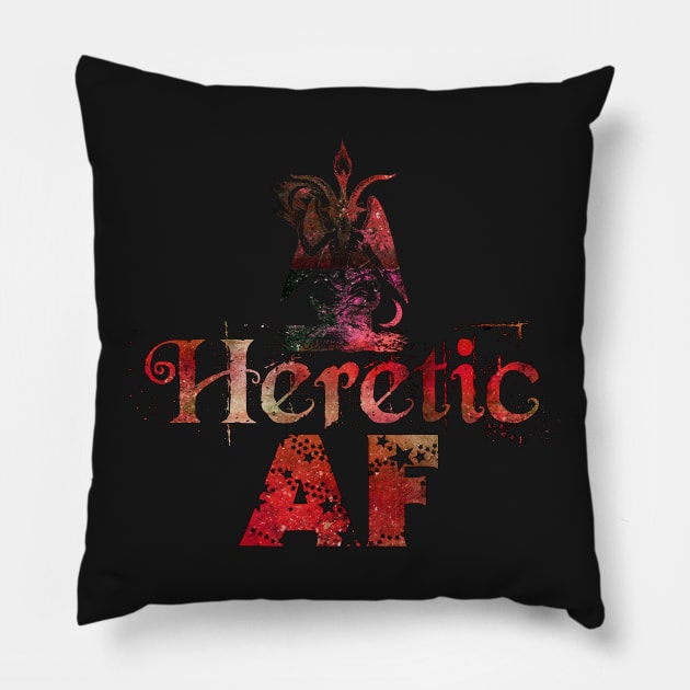 Heretic AF Baphomet Pillow by PurplePeacock