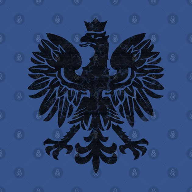 Polish Flag Eagle Black by GAz