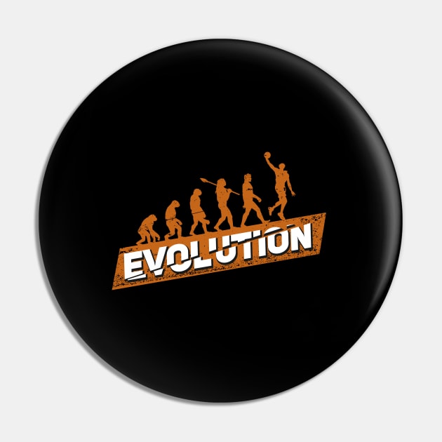 Basketball Player Evolution Gift Pin by Dolde08