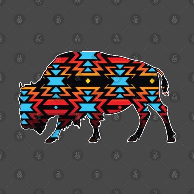 Bison Pattern - 7 by Brightfeather