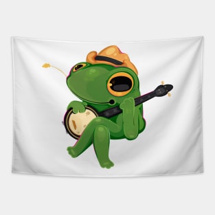 Banjo Frog Tapestry