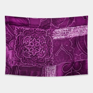 Purple Abstract Tapestry Pattern Art Print Pattern Design Tapestry