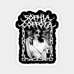 Metal Sophia Coppola Portrait Magnet