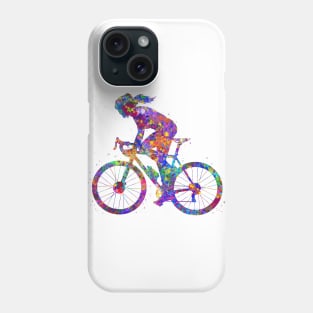 Road biker girl Phone Case